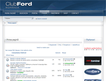 Tablet Screenshot of forum.clubford.ro